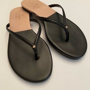 Kate Spade Cabana Leather Flip-Flop Sandals Size 7